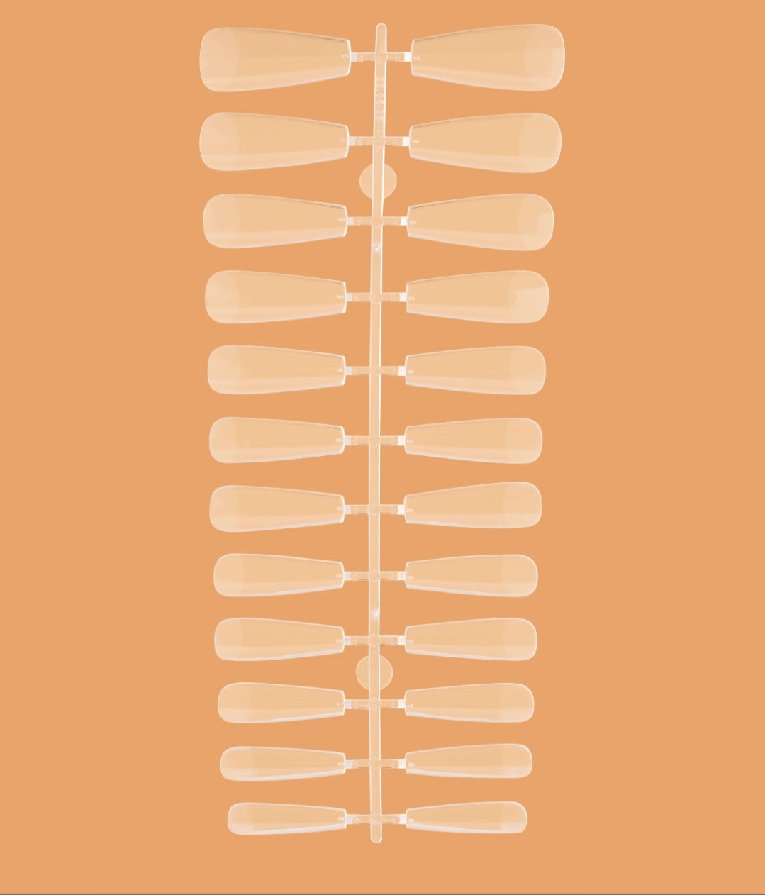 Gel tips for nail extension Medium Ballerina, 240 pcs/pack image 1