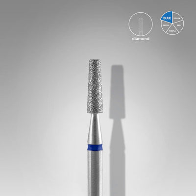 Diamond drill bit, blue, frastum