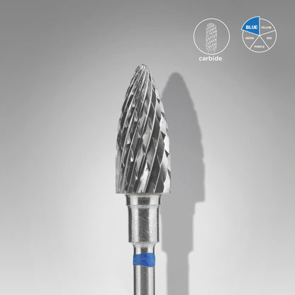 Carbide nail drill bit pinecone blue EXPERT head diameter 6 mm / working part 14 mm