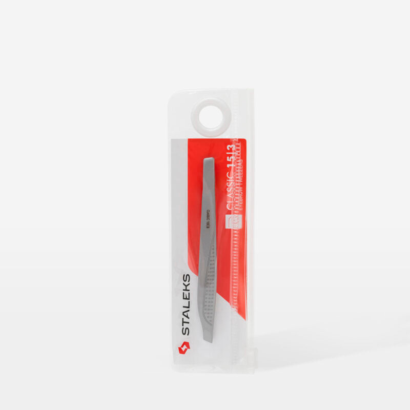Eyebrow tweezers CLASSIC 15 TYPE 3 (wide bevelled)