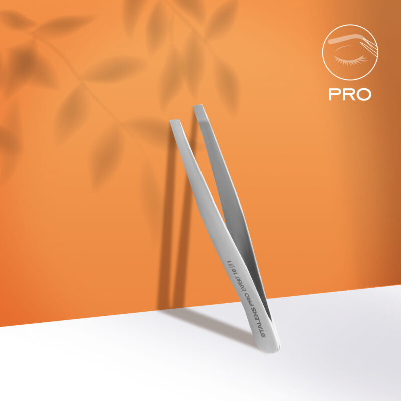Eyebrow tweezers EXPERT 10 TYPE 1 (wide straight)