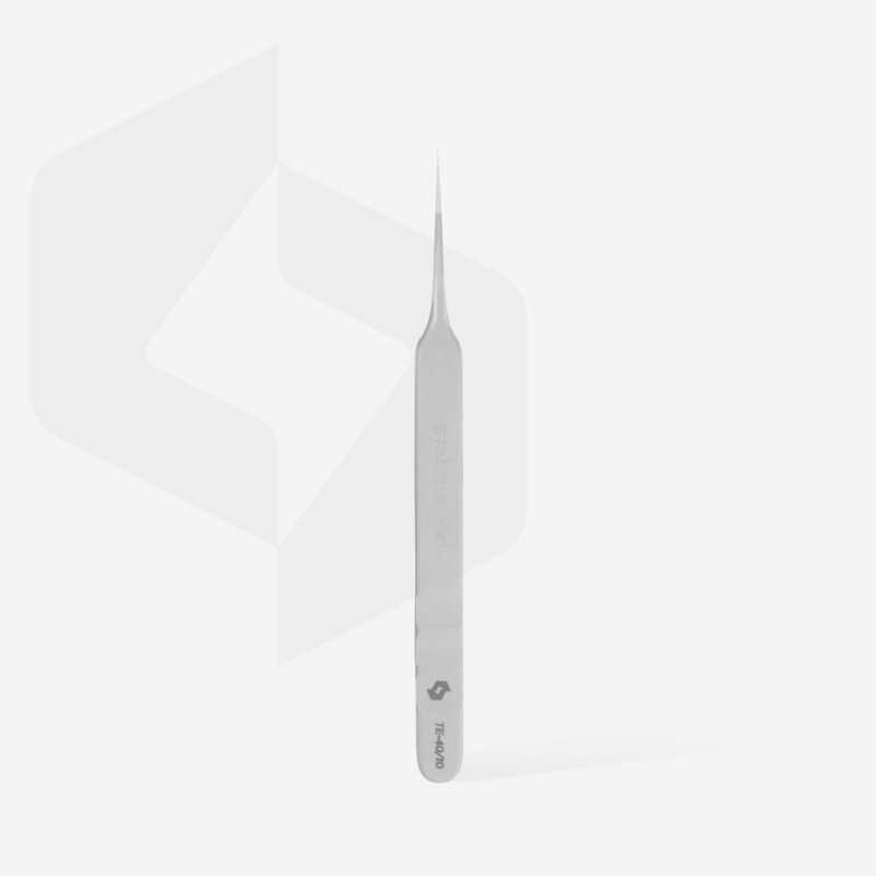 Professional eyelash tweezers EXPERT 40 TYPE 10 (straight)