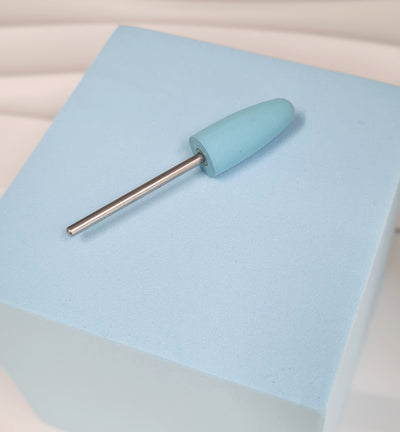 Polishing drill bits for E-file manicure/pedicure,  blue, 800 grit,  extra fine