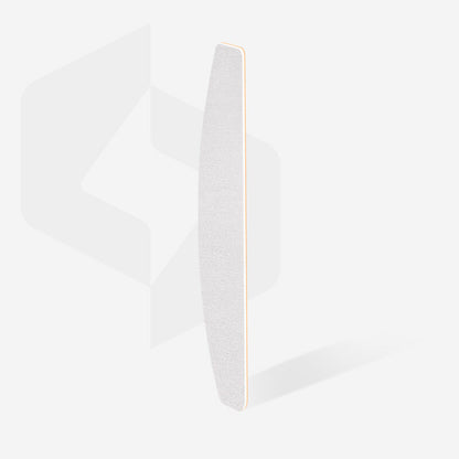 Disposable white files for crescent nail file on a soft foam layer EXPERT 40 150 grit (30 pcs)