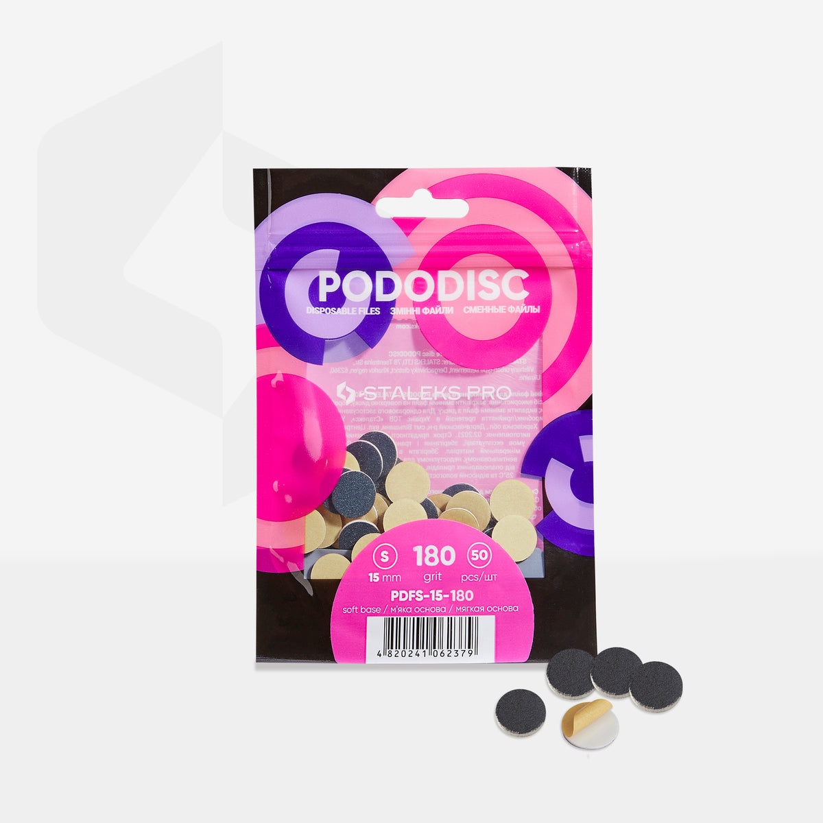 STALEKS PDFS-15-180 — matching S 180 grit 50-piece packaging