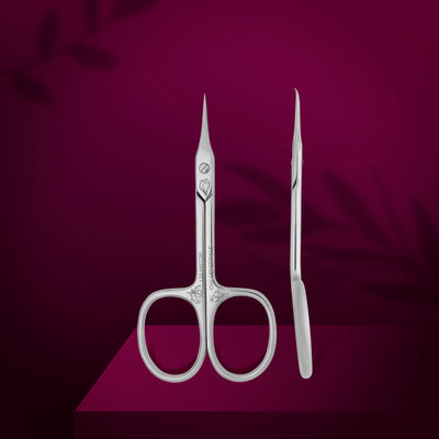 STALEKS SX-33/1m — Magnolia-engraved cuticle scissors hero