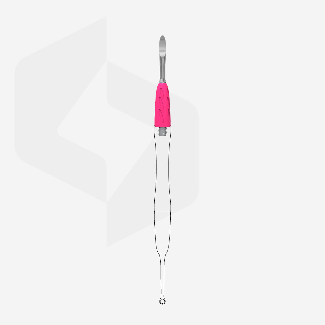 STALEKS WPPQ-19 — replaceable pink working part fitted to illustrative handle