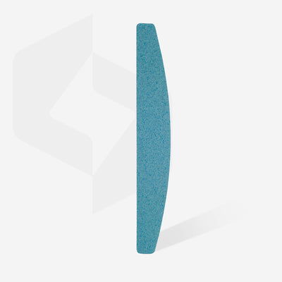 STALEKS EXCLUSIVE DFEX-40-100 crescent foam-backed adhesive files, 100 grit, 30 pieces — individual replacement file view