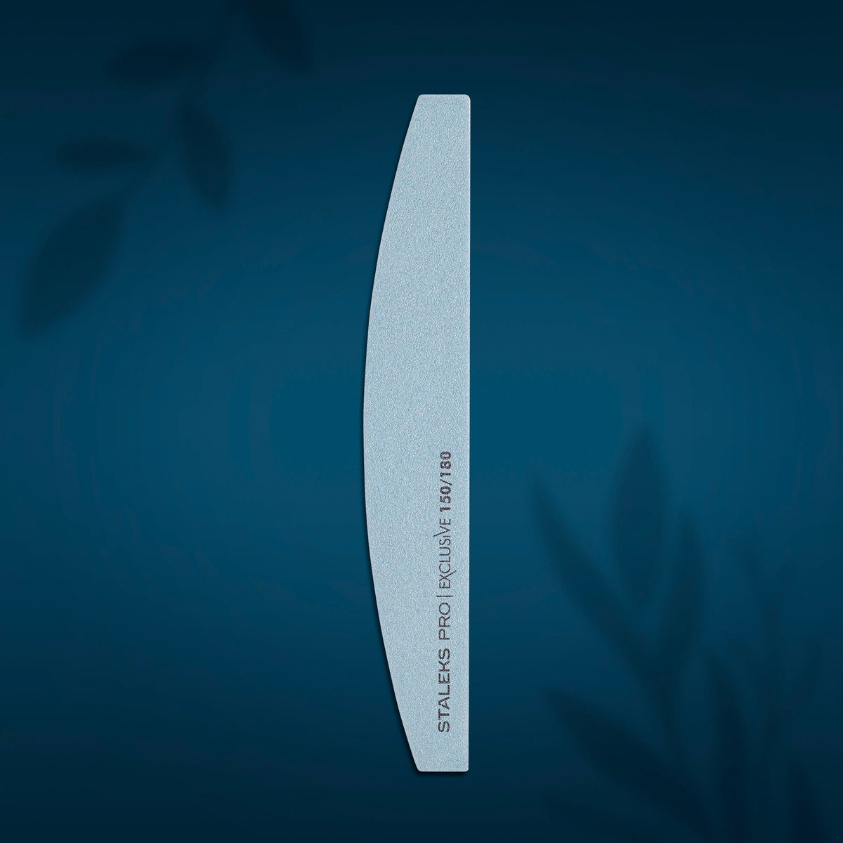 STALEKS EXCLUSIVE NFX-42/10 crescent nail file, 150/180 grit — studio product image