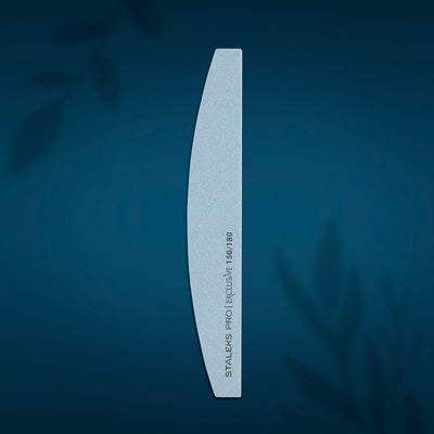 STALEKS EXCLUSIVE NFX-42/10 crescent nail file, 150/180 grit — studio product image