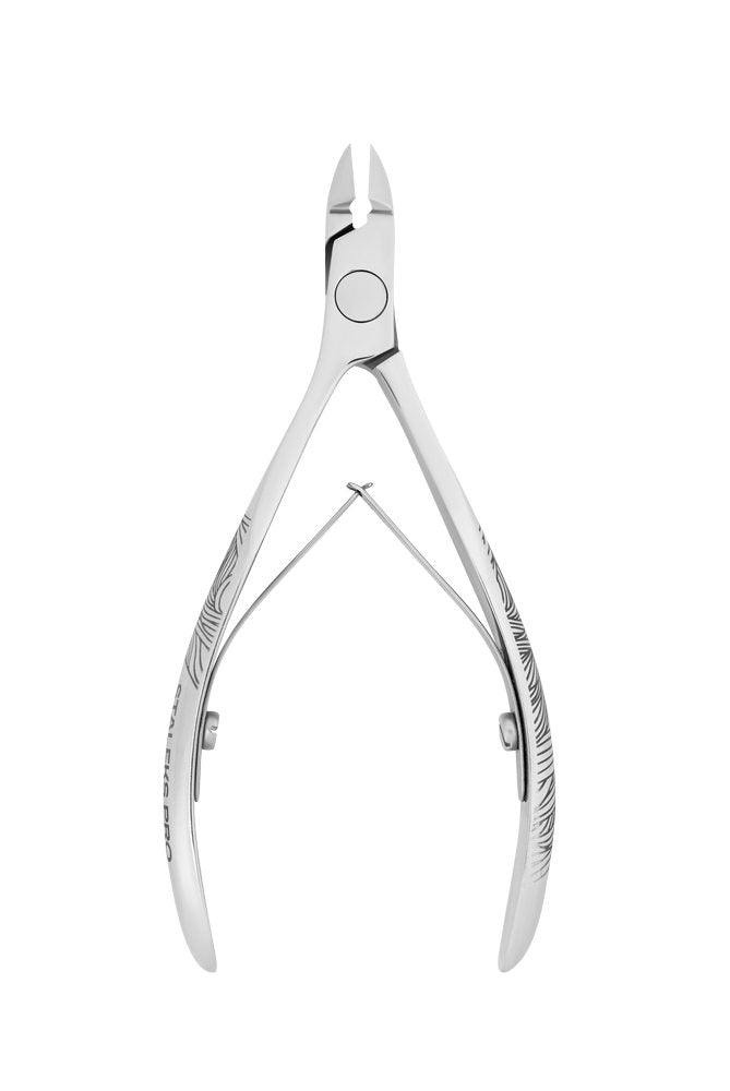 STALEKS EXCLUSIVE NX-20-8g Gravure cuticle nippers, 8 mm — front view