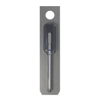 STALEKS FA30B023/8 — Diamond nail drill bit rounded cylinder blue head EXPERT diameter 2,3 mm / working part 8 mm — single-bit packaging
