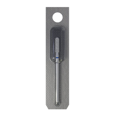 STALEKS FA30B025/10 — Diamond nail drill bit rounded cylinder blue EXPERT head diameter 2,5 mm / working part 10 mm — single-bit packaging