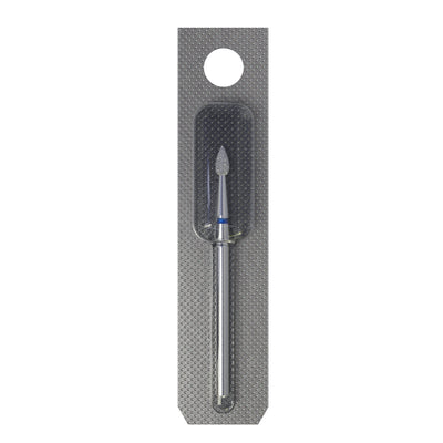STALEKS FA40B023/5 — Diamond nail drill bit drop blue head EXPERT diameter 2,3 mm / working part 5 mm — single-bit packaging