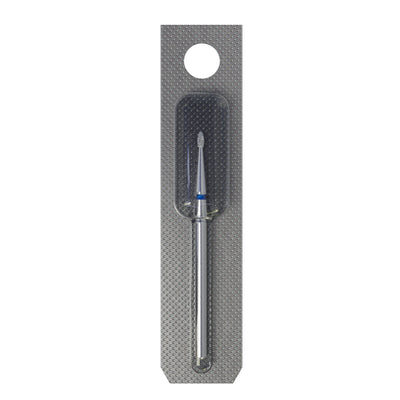 STALEKS FA50B012/3 — Diamond nail drill bit rounded bud blue head EXPERT diameter 1,2 mm / working part 3 mm — single-bit packaging