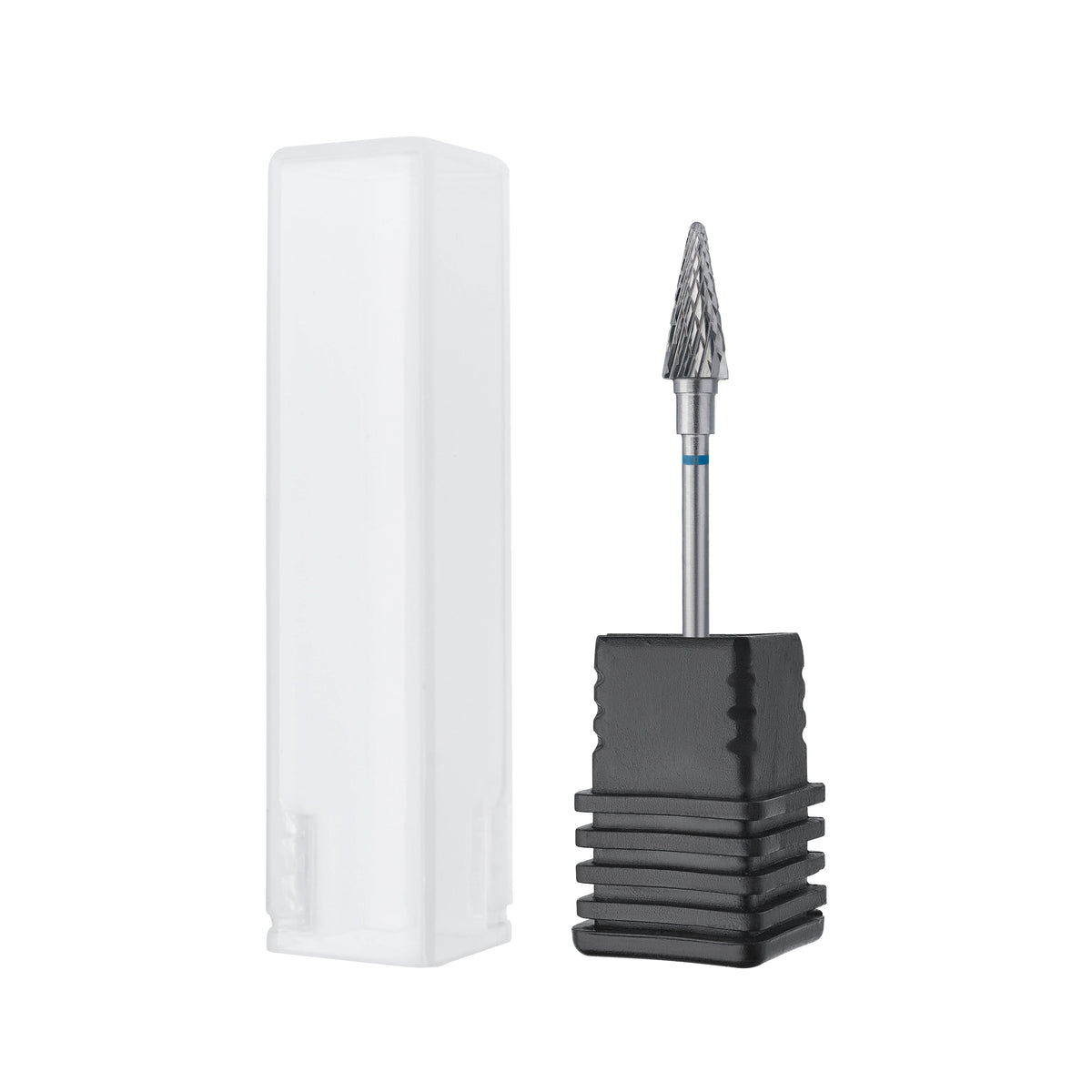 STALEKS FT71B060/14 — Carbide nail drill bit cone blue head EXPERT diameter 6 mm / working part 14 mm — single-bit packaging