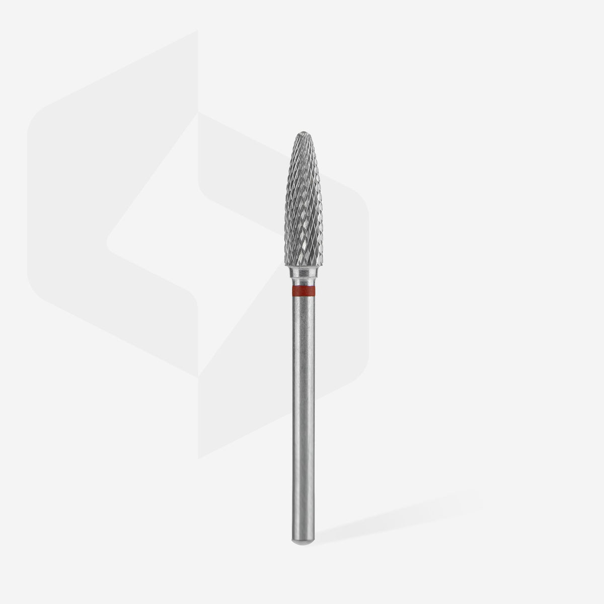 STALEKS FT90R040/14 — Carbide nail drill bit corn red EXPERT head diameter 4 mm / working part 14 mm — official view 2