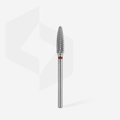 STALEKS FT90R040/14 — Carbide nail drill bit corn red EXPERT head diameter 4 mm / working part 14 mm — official view 2