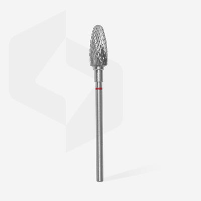 STALEKS FT90R060/14 — Carbide nail drill bit corn red EXPERT head diameter 6 mm / working part 14 mm — official view 2