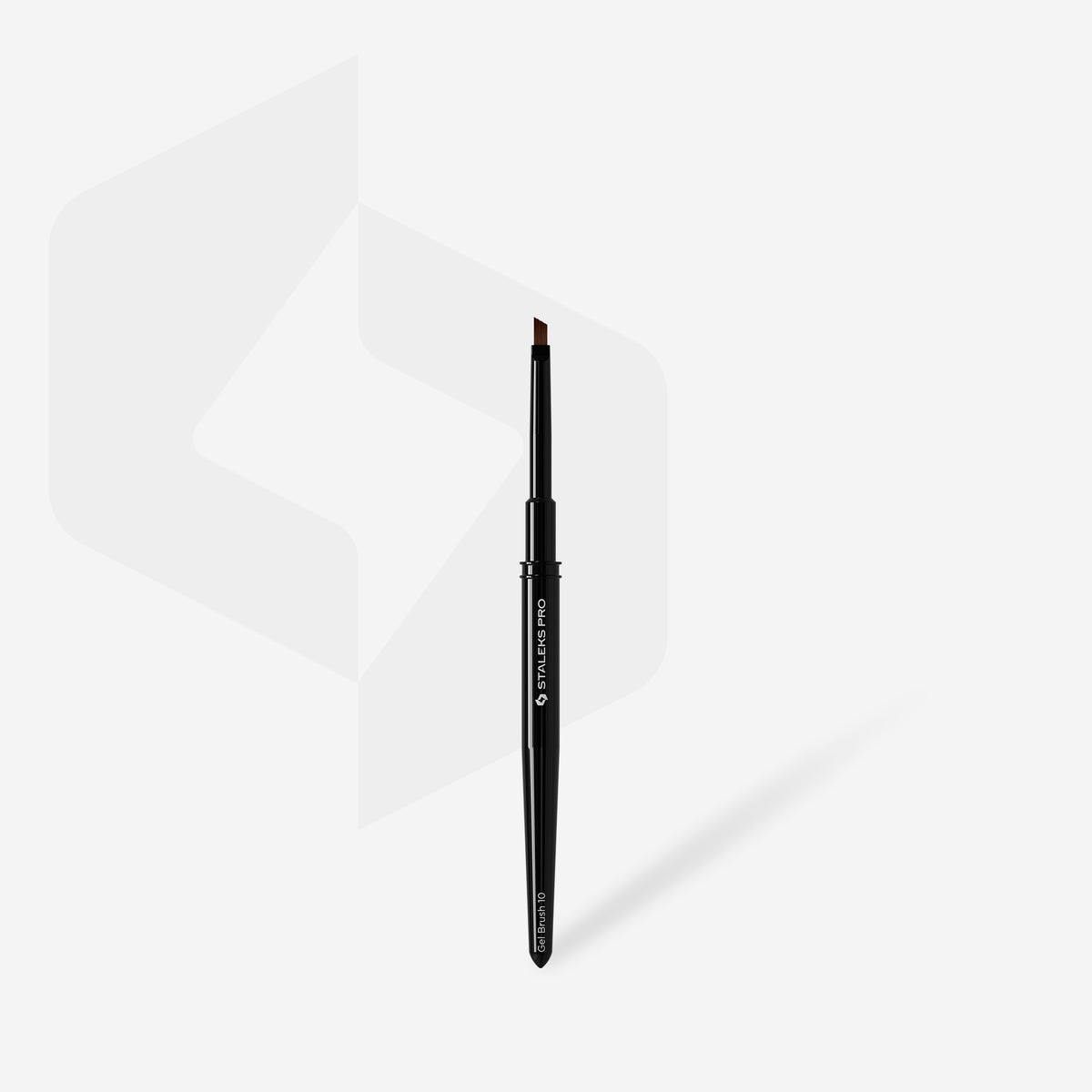 STALEKS NBE-10 — Angled brush for gel EXPERT width 4 mm / length 7 mm — official view 2