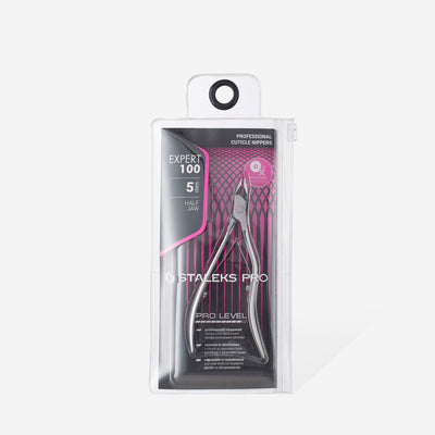 STALEKS NE-100-5 — Professional cuticle nippers EXPERT 100 5 mm — retail packaging