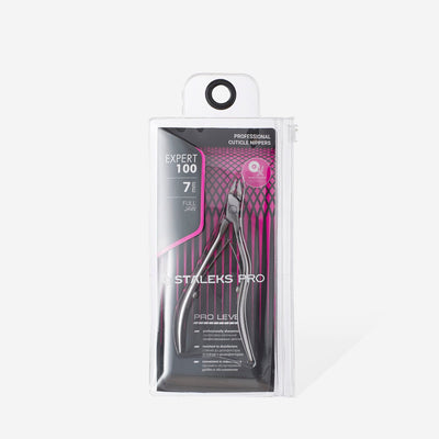 STALEKS NE-100-7 — Professional cuticle nippers EXPERT 100 7 mm — retail packaging