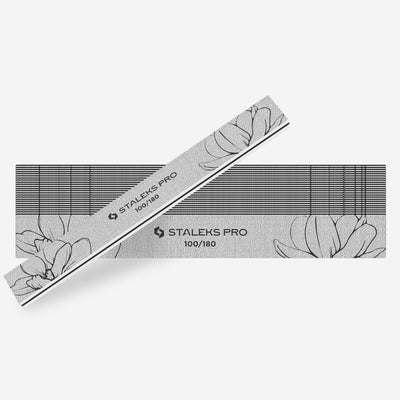 STALEKS NFE-20-100/180-25 — Straight mineral nail file EXPERT 20 100/180 grit (25 pcs) — official view 3