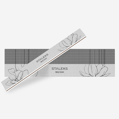 STALEKS NFE-20-180/240-25 — Straight mineral nail file EXPERT 20 180/240 grit (25 pcs) — official view 3
