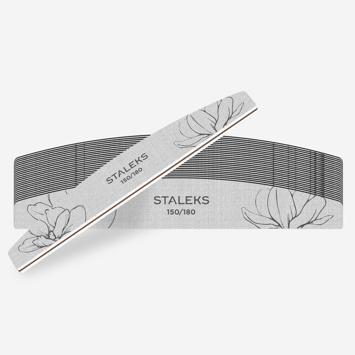 STALEKS NFE-40-150/180-25 — Crescent mineral nail file EXPERT 40 150/180 grit (25 pcs) — official view 3