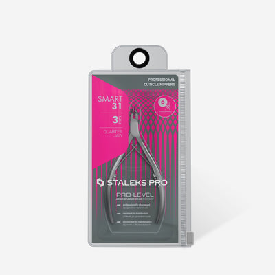 STALEKS NS-31-3 — Professional cuticle nippers SMART 31 3 mm — retail packaging