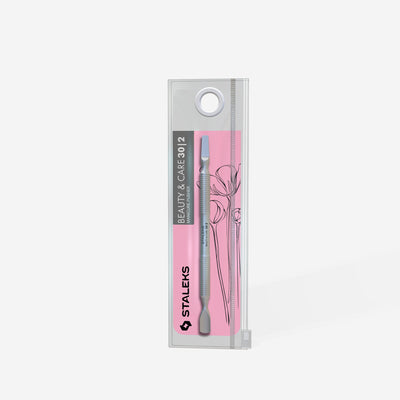 STALEKS PBC-30/2 — Manicure pusher BEAUTY & CARE 30 TYPE 2 (rounded narrow pusher and straight blade) — official view 4