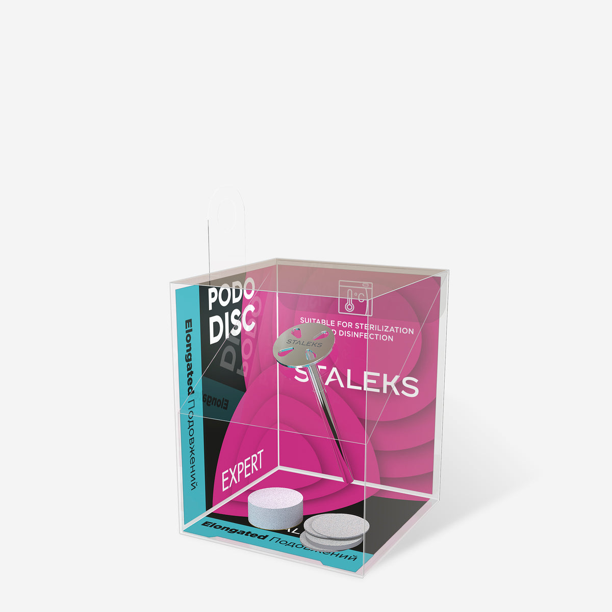 STALEKS PDLset-10 — Elongated pedicure disc and disposable files — official view 3