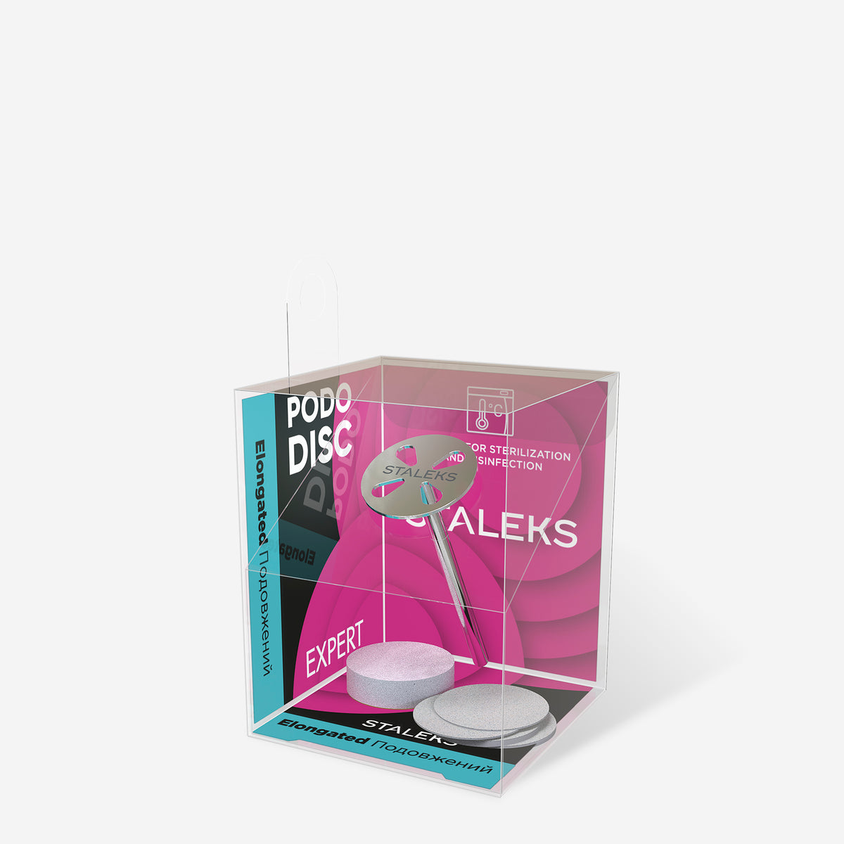 STALEKS PDLset-15 — Elongated pedicure disc and disposable files — official view 3