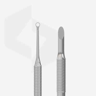 STALEKS PE-51/2 — Manicure pusher EXPERT 51 TYPE 2 (beveled and loop pusher) — official view 2