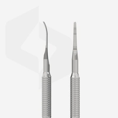 STALEKS PE-60/3 — Pedicure toenail file EXPERT 60 TYPE 3 (straight nail file and file with a bent end) — official view 2
