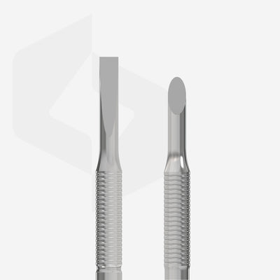 STALEKS PE-90/5 — Manicure pusher EXPERT 90 TYPE 5 (beveled and straight pusher) — official view 2