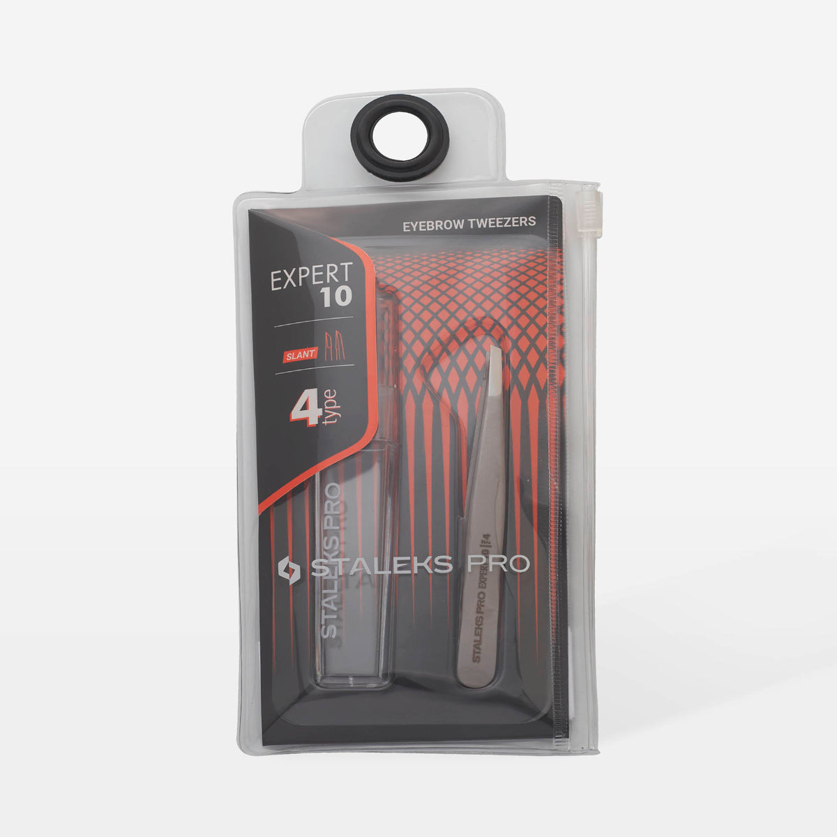 STALEKS TE-10/4 — Eyebrow tweezers EXPERT 10 TYPE 4 (narrow beveled) — official view 4