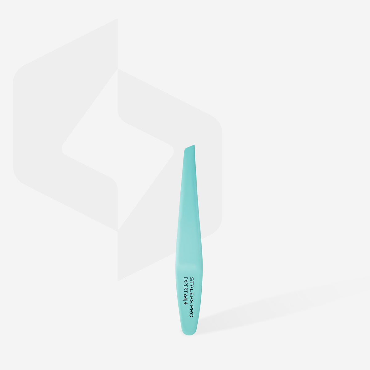 STALEKS TE-64/4 — Eyebrow tweezers blue EXPERT 64 TYPE 4 (narrow beveled) — official view 3