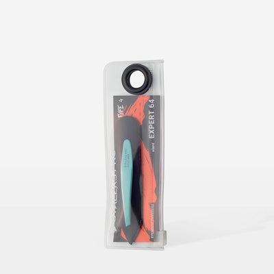 STALEKS TE-64/4 — Eyebrow tweezers blue EXPERT 64 TYPE 4 (narrow beveled) — official view 4