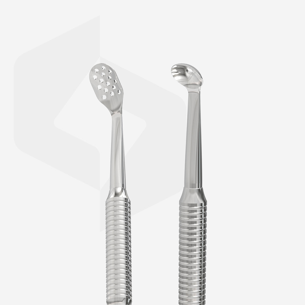 STALEKS EXPERT ZE-20/1 close-up of the Uno spoon and oval head with 15 holes