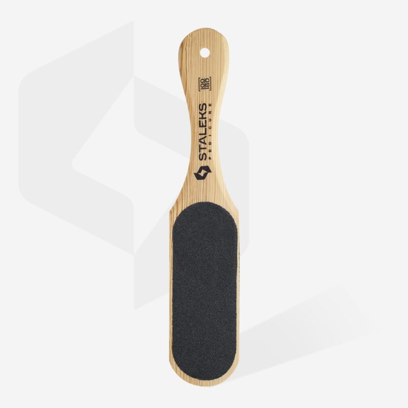 Wooden foot file BEAUTY & CARE 10 TYPE 1 100/180 grit