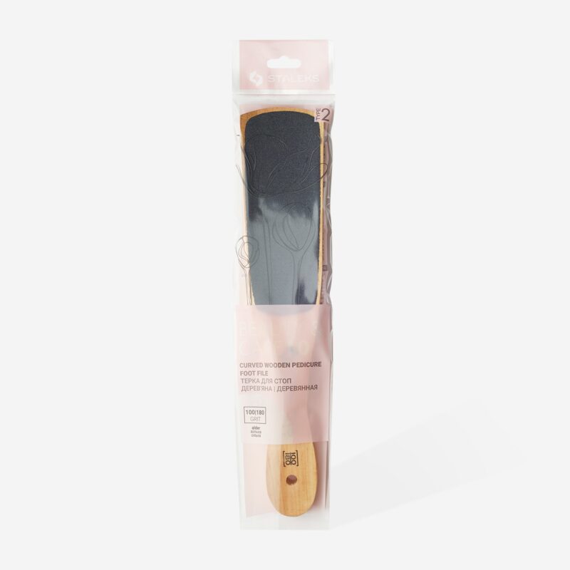 Wooden foot file BEAUTY & CARE 10 TYPE 2 100/180 grit