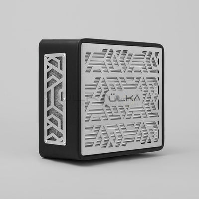 ULKA Premium Tabletop Nail Dust Collector 52W with HEPA filter, white body, Rose Gold grid (view 5)