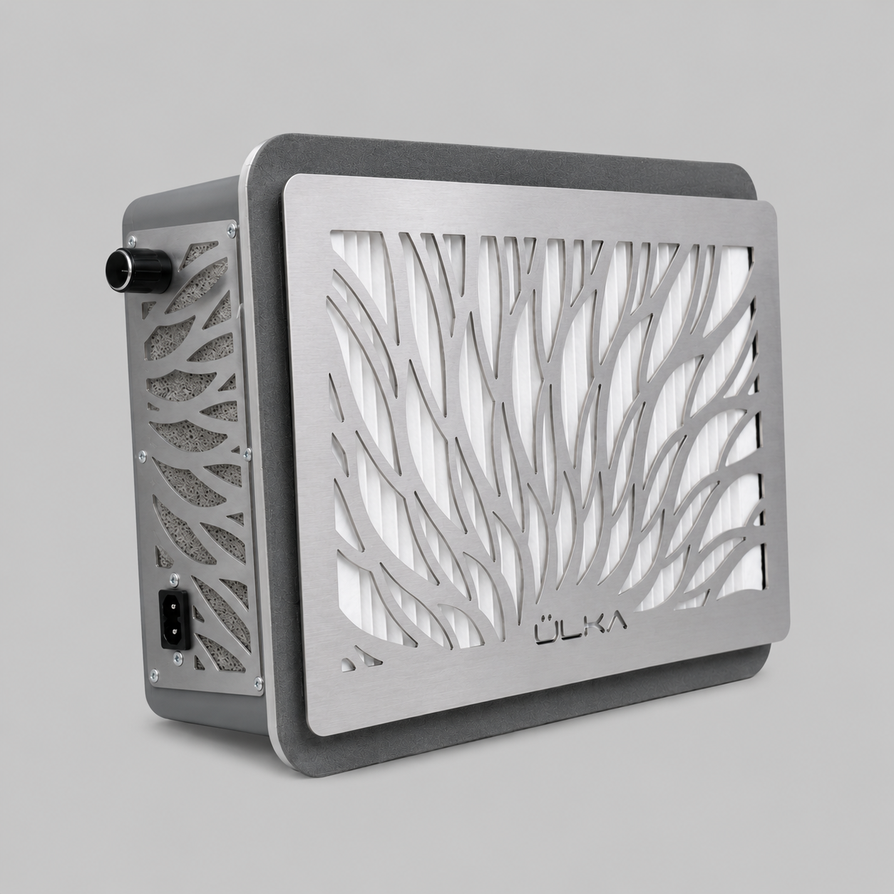 ULKA Tornado Built-In Dust Collector — Gray body, Silver grid