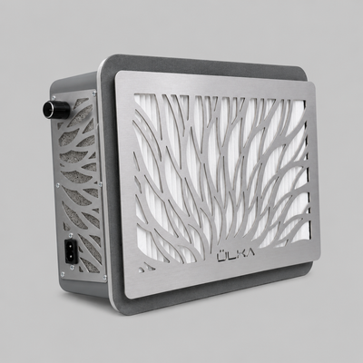 ULKA Tornado Built-In Dust Collector — Gray body, Silver grid