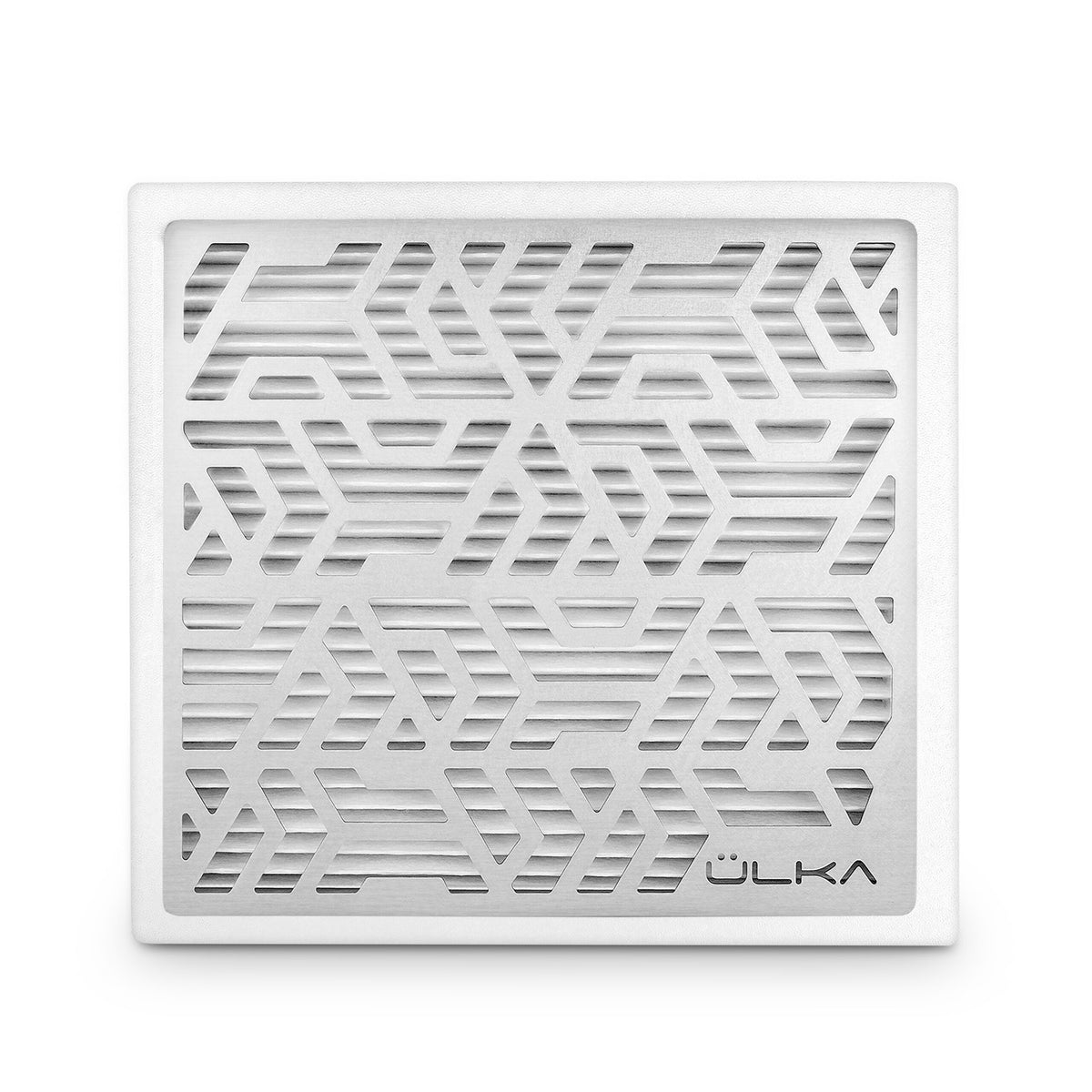 ULKA Premium Built-In white with silver grille — top view